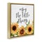 Stupell Industries Enjoy Little Things Sunflowers Floating Frame By Kim Allen